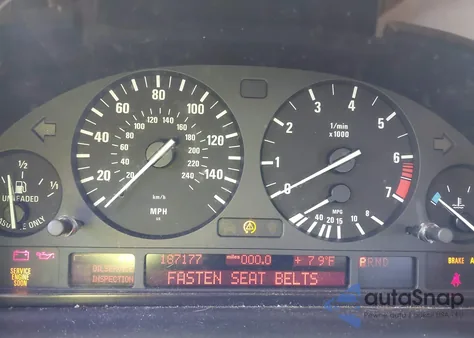 2003 BMW X5 3.0I из США, поврежденный, VIN 5UXFA53583LV83706